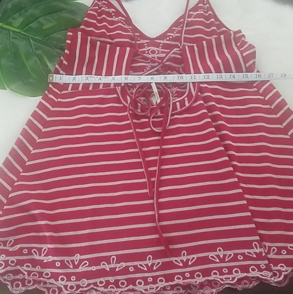 Free People Lace Up Tank Size Small
